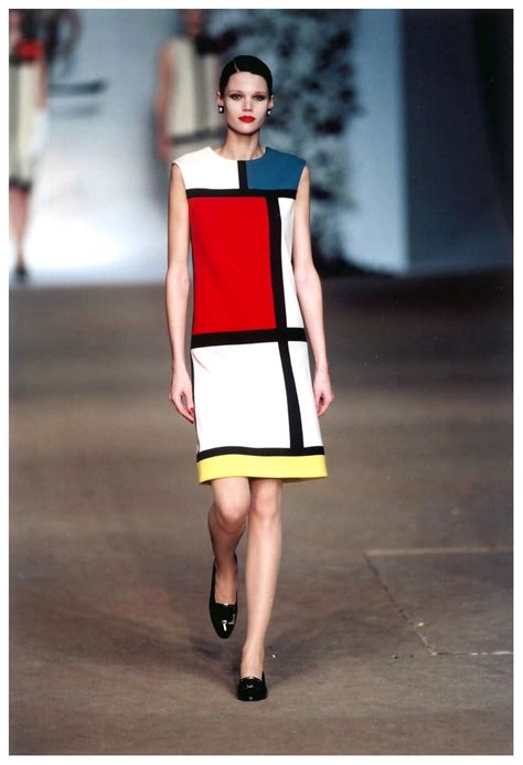 ysl mondrian dress|mondrian dress 1960s.